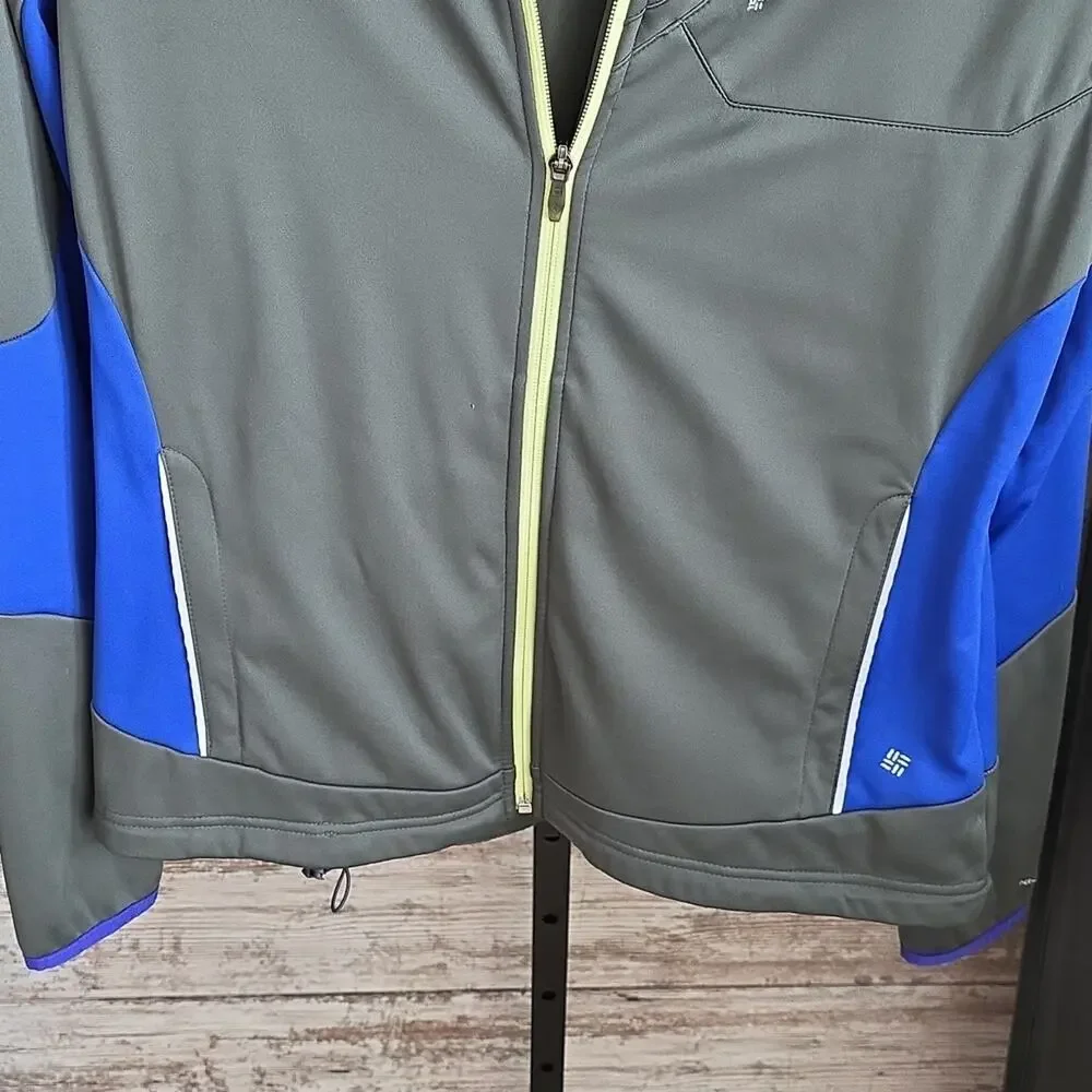 Columbia Onmi-Shield Omni-Wind Block Zip Stretch Jacket Womens Size Large